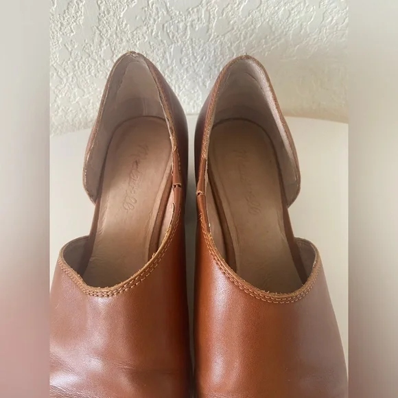 Madewell Lucy Asymmetrical in Leather English Saddle - Picture 8 of 8